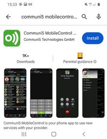 Android download Communi5 MobileControl UC